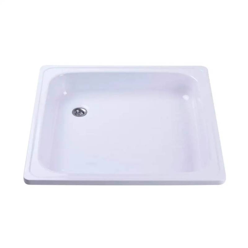 Receptaculo America 80X80 Blanco Roca