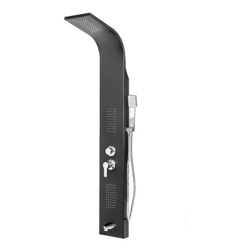 Panel Ducha Dubai Black Tawak