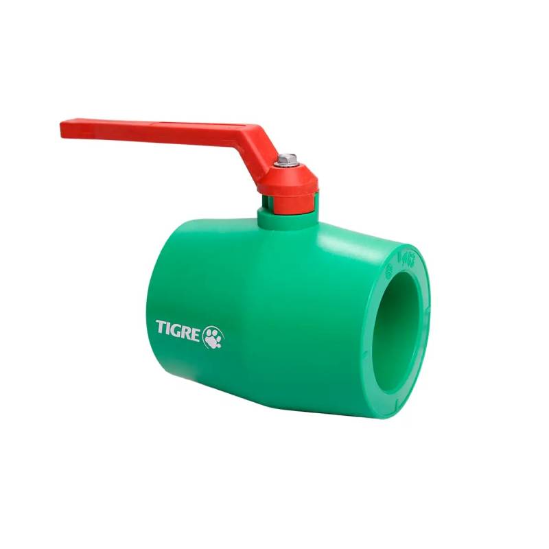 Valvula Esferica 40 Plastica Con Manija 3000859 Tigre
