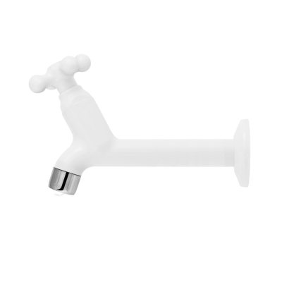 Canilla Lavadero 15 Cm Blanco. 1130952 Viqua