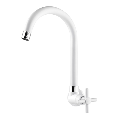 Canilla Cocina Pared Fienza Blanco 1170023 Viqua